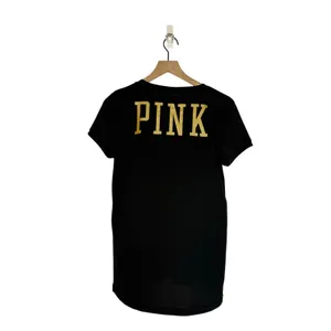 Victoria's Secret New Orleans Saints T-Shirt Sz Medium Black Sequin Football NFL thumbnail 2