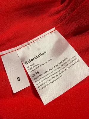 Reformation Nikita Dress in Summer Red Floral Size 8 NWT thumbnail 11
