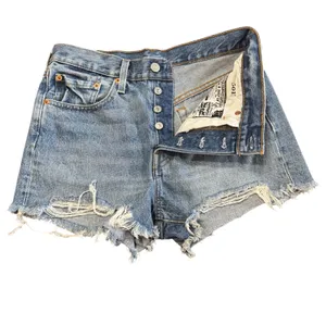 Levi 501 Button-Fly Denim Shorts Women’s Size 27 thumbnail 5