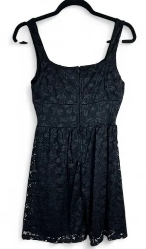 Cosmic Aura Black Lace Corset Midi Dress Size S | Gothic Dark Academia thumbnail 1