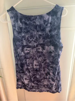 Kenneth Cole Blue Blouse Size L thumbnail 2