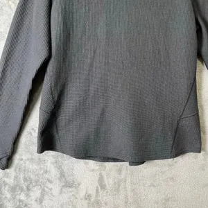 Kuhl Petra Turtleneck Long Sleeve Shirt Charcoal Gray Size‎ Large Waffle Knit thumbnail 2