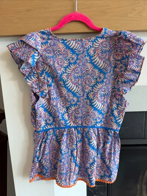 Farm Rio For Anthropologie Twist-Front Blouse thumbnail 6