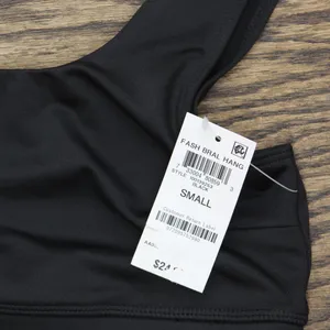 NWT Jenni Womens Square-Neck Bralette 100139253 Black S thumbnail 4