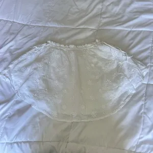 Aerie Womens Small White Side Tie Eyelet Mini Floral Skirt‎ Summer Beach Flowy thumbnail 7