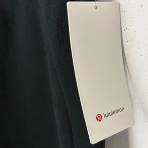 Lululemon Scuba High Rise Cropped Jogger Cotton Terry Drawcord Black Size 8 thumbnail 9