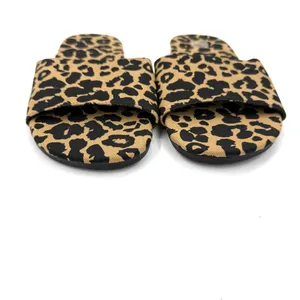 Animal Print Slipper Leopard Flip Flops Slip On Shoes Flat Sandals Summer Sandal thumbnail 5