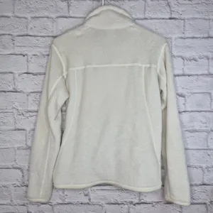 Patagonia Re-Tool Snap-T Fleece Pullover Womens Small White Cream Polartec 25442 thumbnail 5