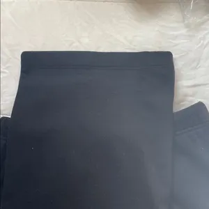 NWT Old Navy Wide Leg Sweatpants Black Jack Lounge Athleisure Comfy Joggers - M thumbnail 8
