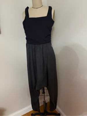 Free People Black Shiny Happy One Piece Size Small thumbnail 5