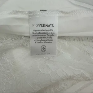 Peppermayo Reinhart Halter Maxi Dress White thumbnail 10