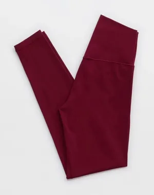 OFFLINE By Aerie High Waisted Legging Deep Cherry thumbnail 1