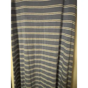J. Jill‎ Women's Size L Blue Black and White Striped Maxi Dress Short Sleeve thumbnail 11