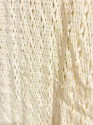 ZARA NWT BLOGGERS FAVORITE super BOHO ECRU BEIGE CROCHETED HALTER Maxi DRESS L thumbnail 15