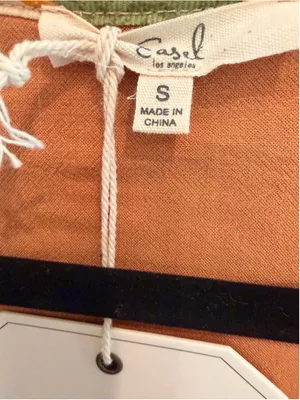 Easel Floret Embroidered Sweater Vest in Latte Size S thumbnail 8