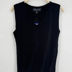 Honeylove‎ InnerPower Black Sleeveless Midi Dress 1X Shaping Slimming Flattering thumbnail 5