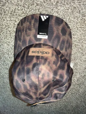 Adidas Women's Court Relaxed Strapback Hat Leopard Print thumbnail 1