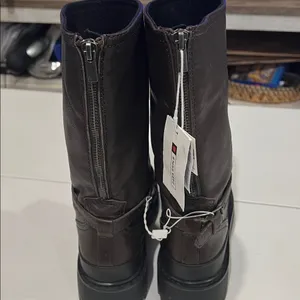 Zara chunky brown boots size 38 thumbnail 5