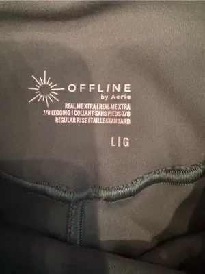 OFFLINE by Aerie Real Me XTRA Twist Legging – Forest Green, Size L, EUC thumbnail 4