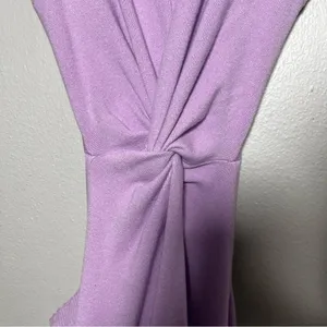 NEW Vici Women Midi Dress XL Lavender Purple Cutout Twist Open Back‎ Brunch Date thumbnail 8