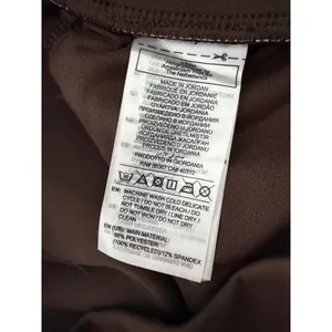 Adidas Womens Wide Leg Athletic Pants Brown High Rise Crop KF0794 Medium thumbnail 6