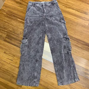 BDG Urban Outfitters Corduroy Pants Womens Size 0 Cargo Stripe Utility High Rise thumbnail 1