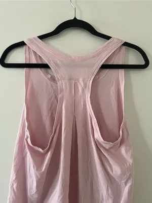 Lululemon Pink Racerback Workout Tank Top Small Pilates Balletcore Loungewear thumbnail 4