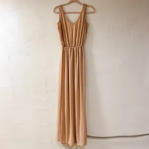 Show Me Your Mumu Kendall Maxi Dress in Dusty Blush Crisp Small thumbnail 3