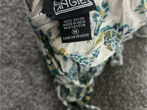 Angie Blue Print Summer Mini Dress thumbnail 3