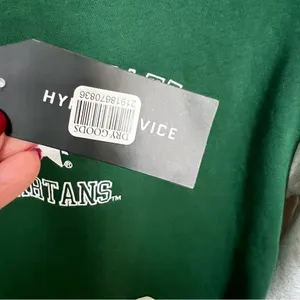 Hype and Vice NWT Michigan State Rookie Sweater Pullover Raglan Fleece Cropped thumbnail 5