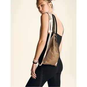 Free People FP Movement Mini Mesh Sling Bag in Lapis Royal Blue NWOT New thumbnail 13