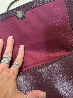 Kate Spade Patent Leather Crossbody Bag EUC thumbnail 6