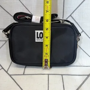 Brighton Crossbody Bag Small Black Heart Webbed Strap Camera‎ Bag thumbnail 5