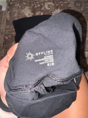 Aerie Classic Black Flare Leggings thumbnail 3