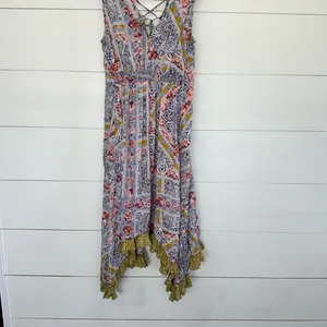 Anthropologie Women’s Small Geometric Bohemian Fit and Flare Dress thumbnail 2