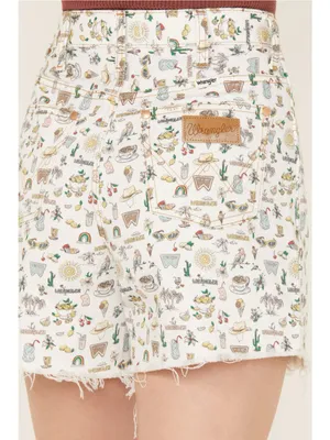 Wrangler Donna High Rise Shorts thumbnail 8