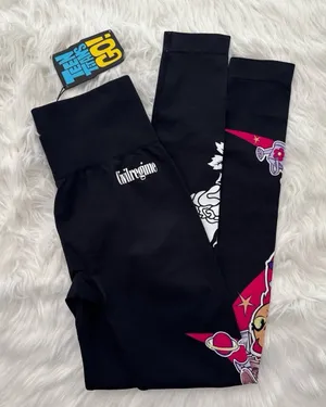 Civil Regime Teen Titans Go Starfire Kelly Seamless Leggings Size Medium thumbnail 1