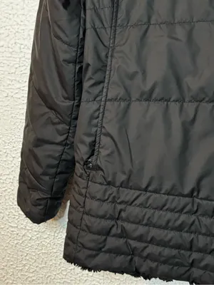 The North Face Mossbud Swirl Reversible Black Hooded Quilted Parka thumbnail 4