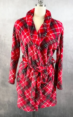 Victorias Secret Pink Womens Robe M/L Lounge Sleepwear Cozy Core Classic‎ Spa thumbnail 1
