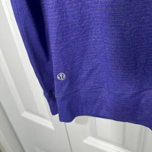 Lululemon Weightless Crew Long Sleeve Top Womens 12 Purple Reflective Running‎ thumbnail 6