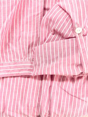 L.L. Bean Women’s Pin Tuck Pleated Long Sleeve Poplin Top Blouse Size S Regular thumbnail 12