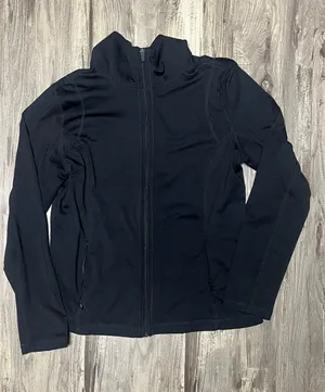 tek gear Black Full-Zip Jacket with Stand Collar thumbnail 1