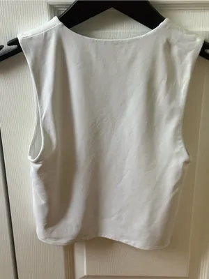 Aritzia Babaton Contour Muscle Tank in White thumbnail 3