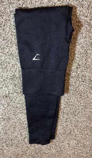 Black Seamless Gymshark Leggings thumbnail 2