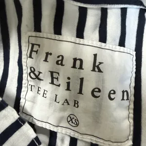 Frank & Eileen Shirtdress Dress Button Down Long Sleeve Stripe‎ Coastal Nautical thumbnail 3