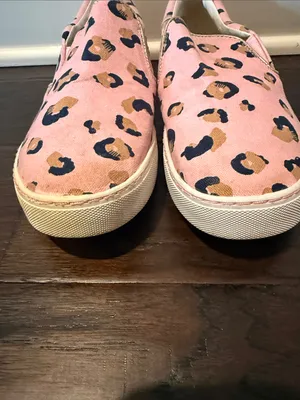 Lilly Pulitzer Pink Leopard Print Slip-On Sneakers 10 thumbnail 2