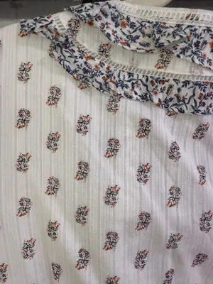 Veronica Beard Kierra Long Sleeve Ruffle White Floral Zip Faux Wrap Dress 4 thumbnail 5