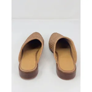 Nisolo Ama Womens Sandals Brown Leather Woven Mule Slip On Slide Boho US 7.5 thumbnail 7