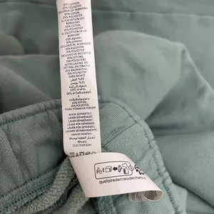 Alo Yoga Accolade Wide Leg Sweatpants L Botanical Green Relaxed Athleisure thumbnail 8