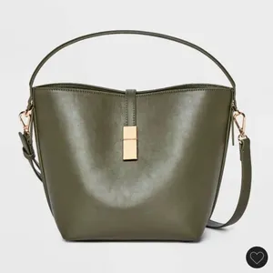 a new day Olive Green Crossbody Satchel Handbag NWT thumbnail 7